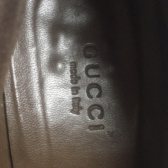 Gucci Brown Suede Tassel Loafer Pump - Picture 4 of 8